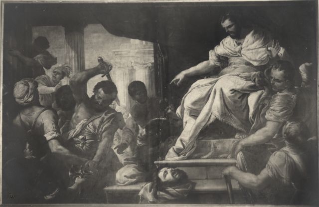 Lembo, Ferdinando — Giordano Luca - sec. XVII/ XVIII - Testa di Pompeo offerta a Cesare — insieme